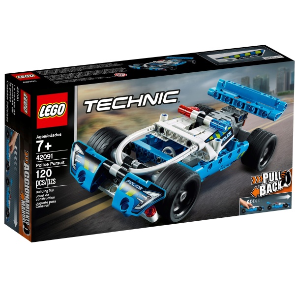 Lego Technic Urmarirea Politiei 7 Ani+ 120 Piese 42091